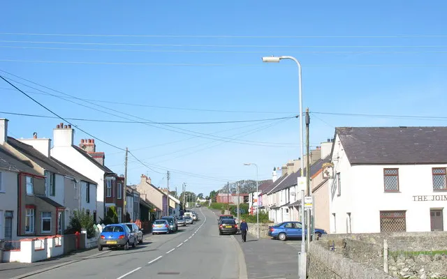 Malltraeth, the local landmark of LL62