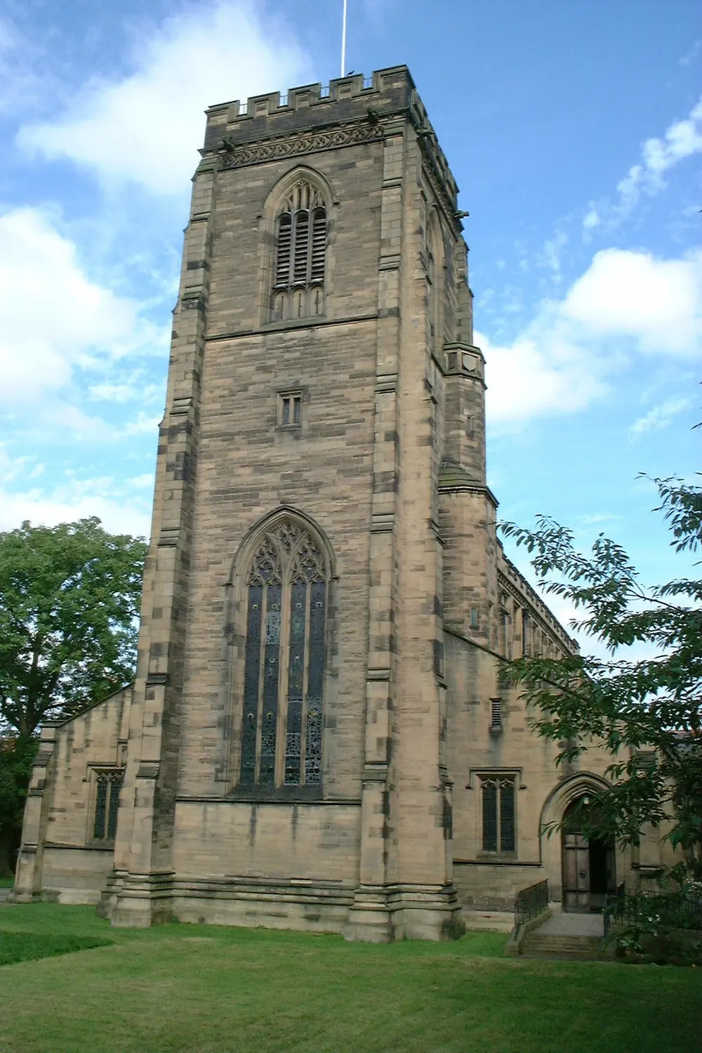All Saints' Church, Gosforth, the local landmark of NE3