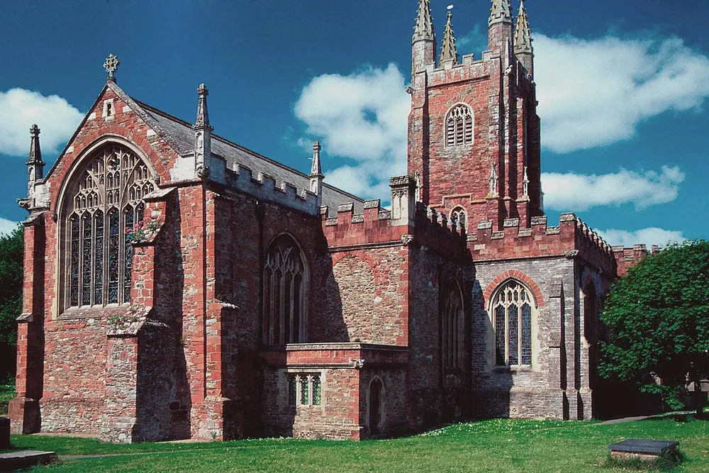 St Mary's Church, Totnes, the local landmark of TQ9